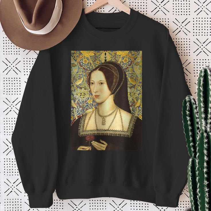 Anne Boleyn Portrait Sweatshirt Geschenke für alte Frauen