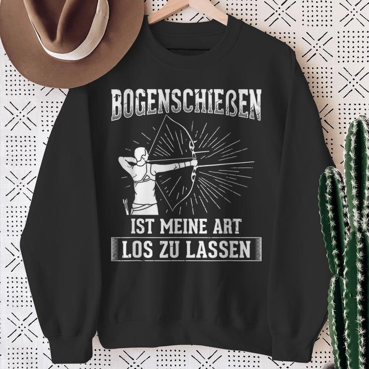 Archery Loslassen Archery Sweatshirt Geschenke für alte Frauen