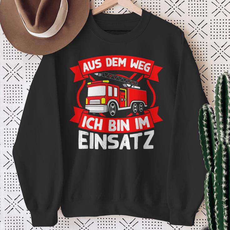 Aus Dem Weg Ich Bin Im Einsatz German Langu Sweatshirt Geschenke für alte Frauen