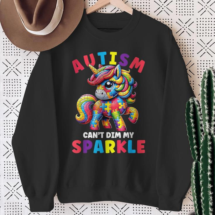 Autism Girls Autism Awareness For Autistic Girls Sweatshirt Gifts for Old Women