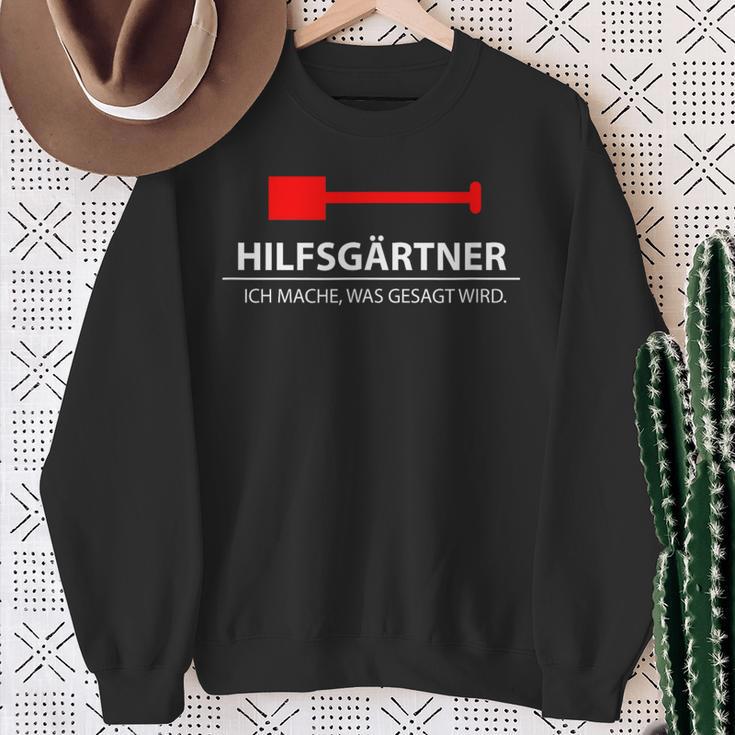 Auxiliary Gardener Garden Aid Garden Friend Sweatshirt Geschenke für alte Frauen