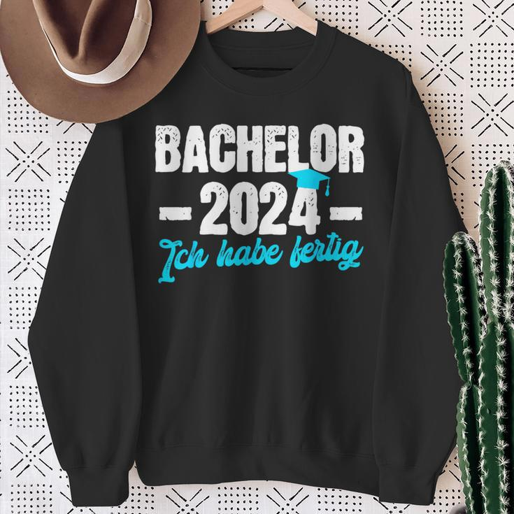 Bachelor 2024 Ich Habe Fertig Bachelor Passed Sweatshirt Geschenke für alte Frauen