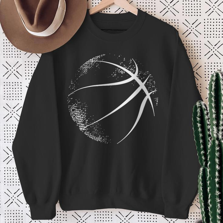 Basketball Silhouette Basketball Sweatshirt Gifts for Old Women