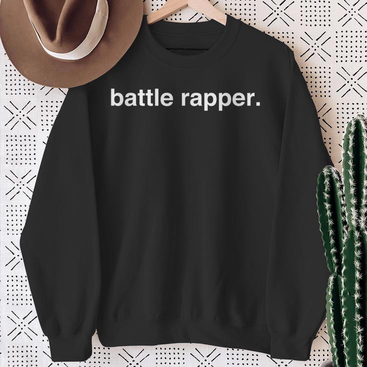 Battle Rap Rapper Sweatshirt Gifts for Old Women