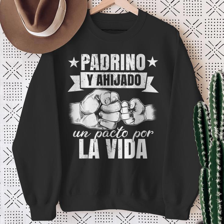 Bautizo Padrino Y Ahijado Un Pacto Por Laida Camisa de entrenamiento Regalos para ancianas