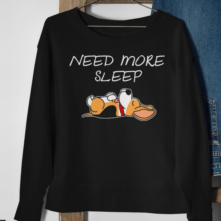 Beagle Dog Puppy Need More Sleep Beagle Pajama For Bedtime Sweatshirt Gifts for Old Women