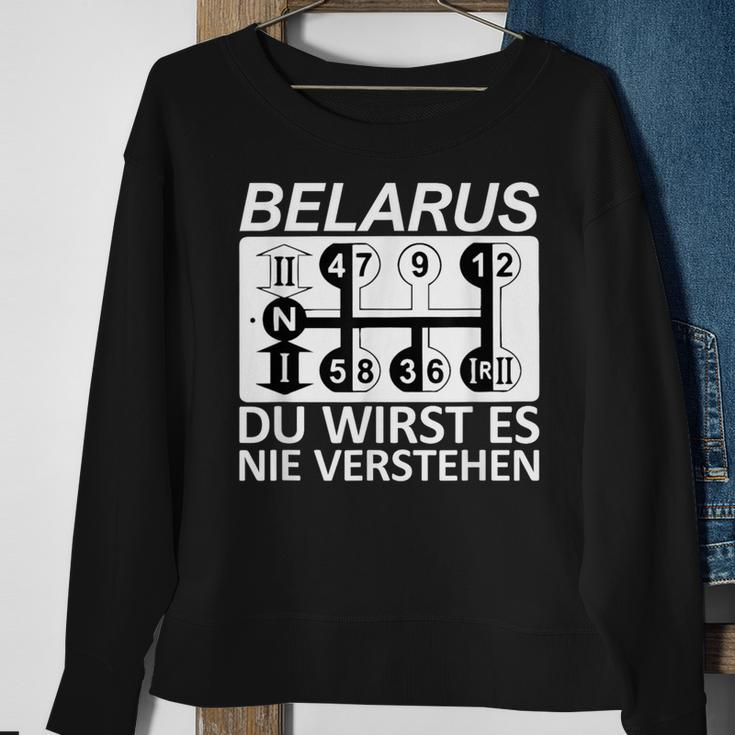 Belarus Du Wirst Es Nie Verstehen Belarus Black Sweatshirt Geschenke für alte Frauen