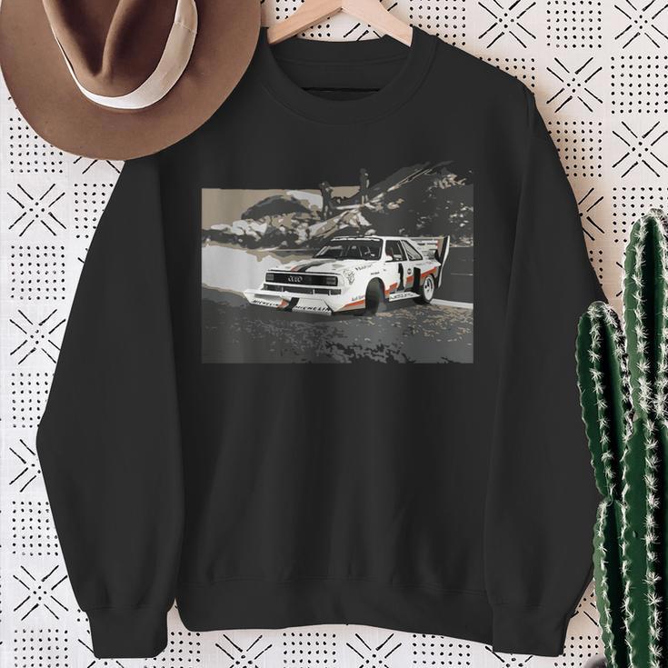 Bergrennen Rallye Röhrl Sweatshirt Geschenke für alte Frauen