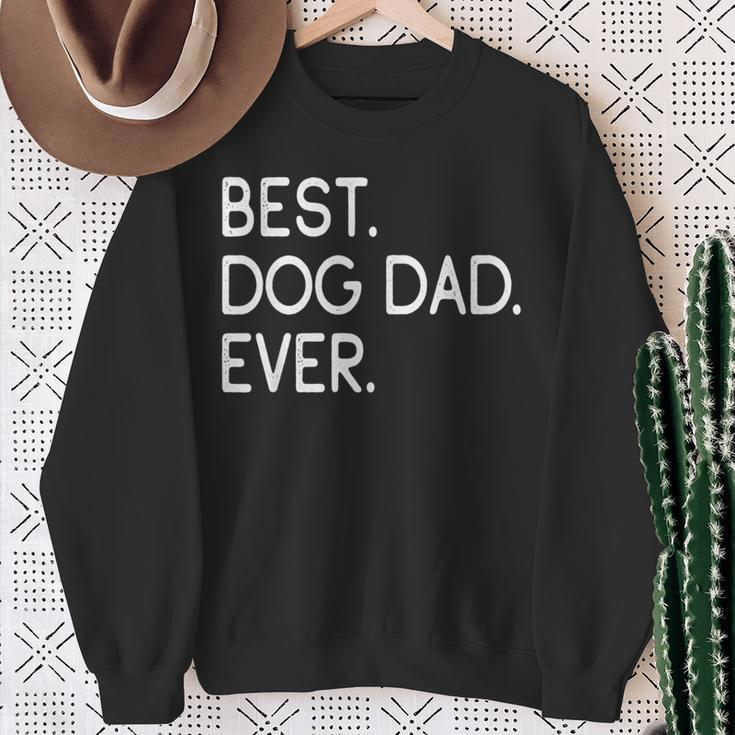 Best Dog Dad Ever Dog Owners Sweatshirt Geschenke für alte Frauen