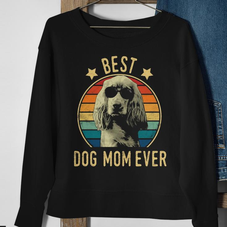 Best Dog Mom Ever English Cocker Spaniel Mother's Day Sweatshirt Gifts for Old Women