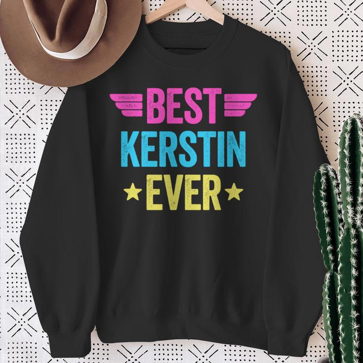 Best Kerstin Ever Sweatshirt Geschenke für alte Frauen