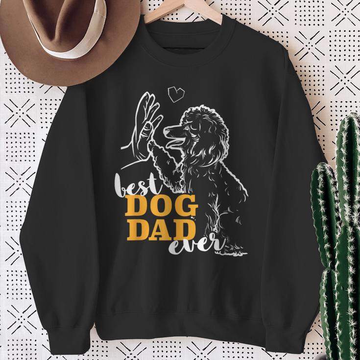 Best Poodle Papa Poodle Sweatshirt Geschenke für alte Frauen