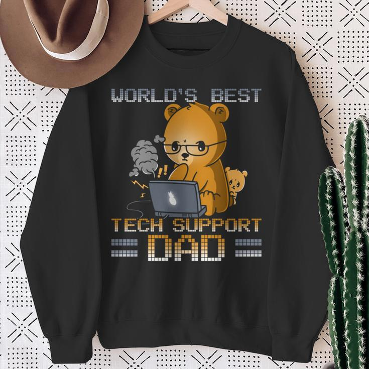 Best Tech Support Dad Father's Day Sweatshirt Gifts for Old Women
