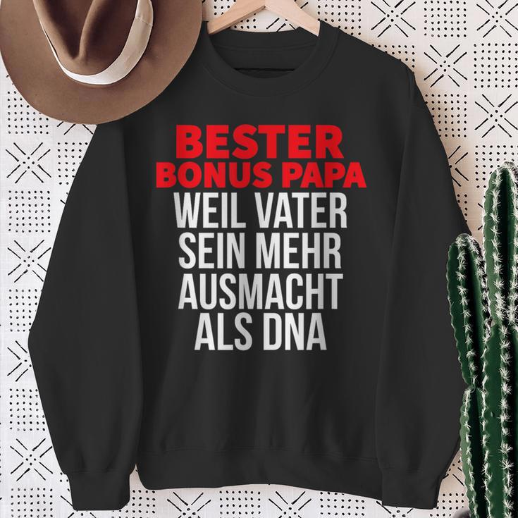 Bester Bonus Papa Weilater Sein Mehr Ausmacht Als Dna Sweatshirt Geschenke für alte Frauen