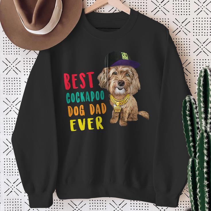 Bester Cockapoo Hund Papa Aller Zeitenatertag Lustiger Kapuzenjacke Sweatshirt Geschenke für alte Frauen