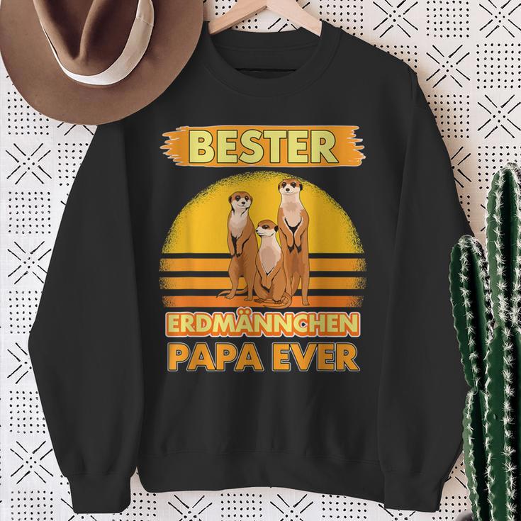 Bester Erdmännchen Papa Everatertag Erdmännchen Sweatshirt Geschenke für alte Frauen