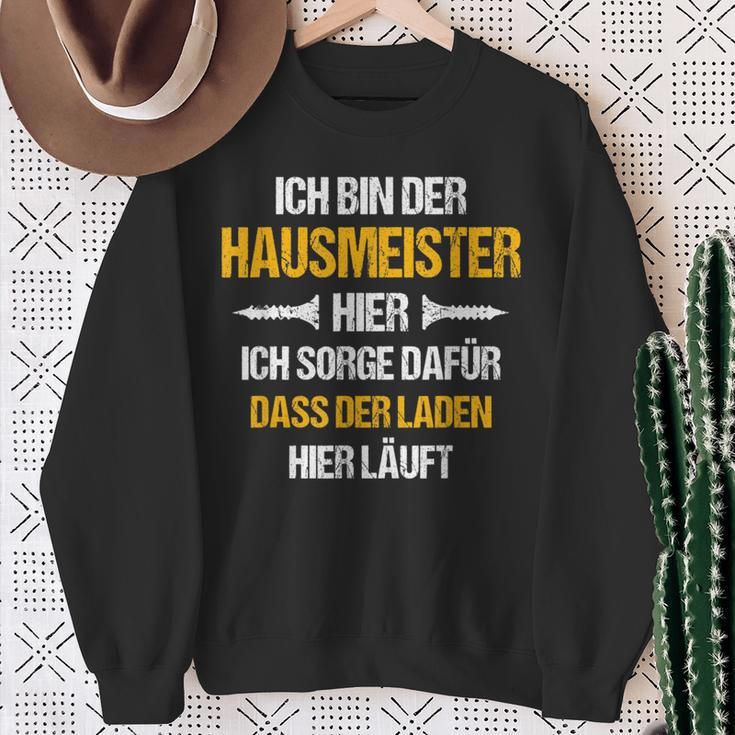 Bester Hausmeister Best Caretaker Sweatshirt Geschenke für alte Frauen