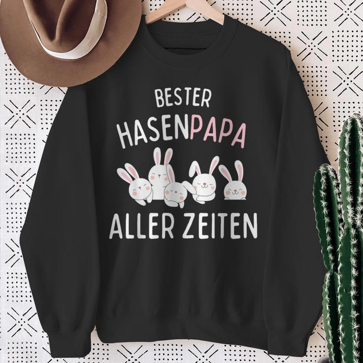 Bester Kaninchen Papa Aller Zeit Dad Rabbit Sweatshirt Geschenke für alte Frauen