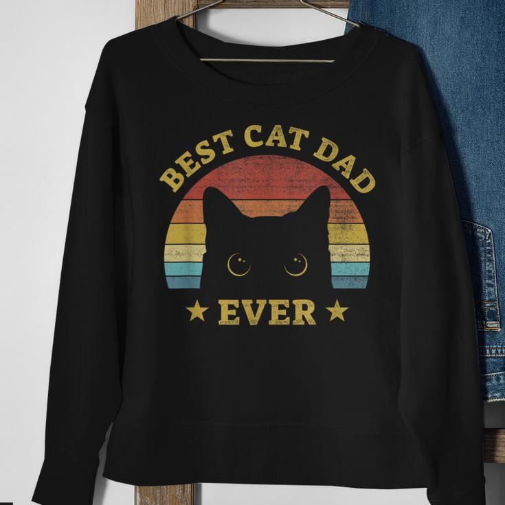Bester Katzenfater Ever Best Cat Father Idea For Cats D Sweatshirt Geschenke für alte Frauen