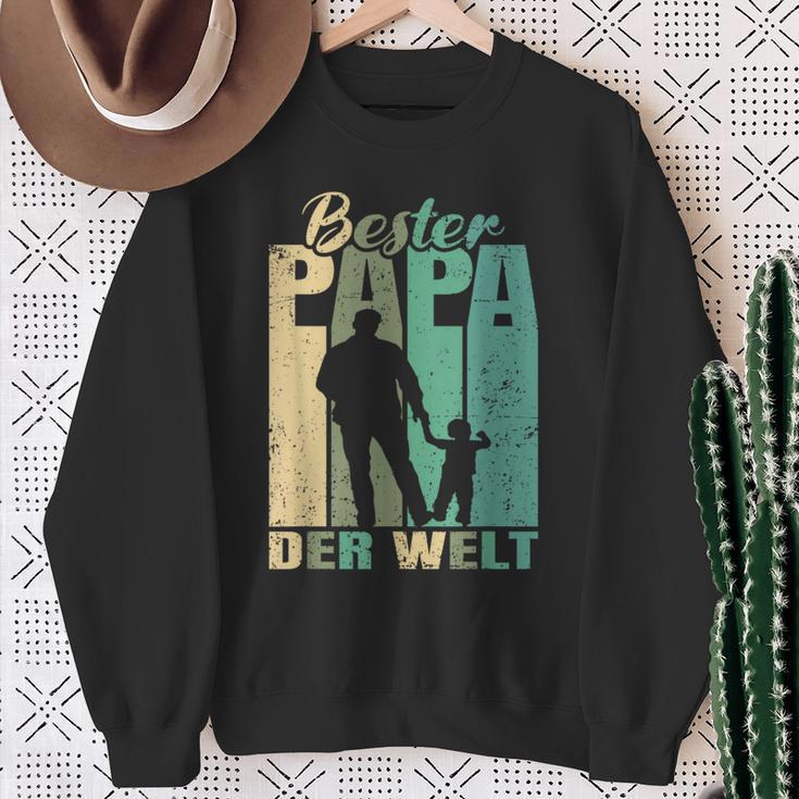 Bester Papa Der Welt 1 Child Husband Papa Sweatshirt Geschenke für alte Frauen