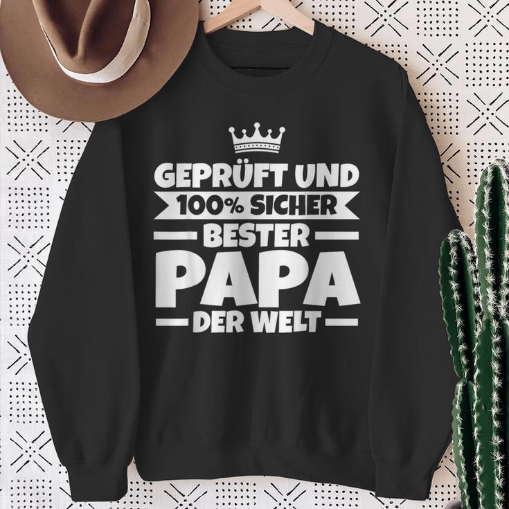 With Bester Papa Der Welt Sweatshirt Geschenke für alte Frauen