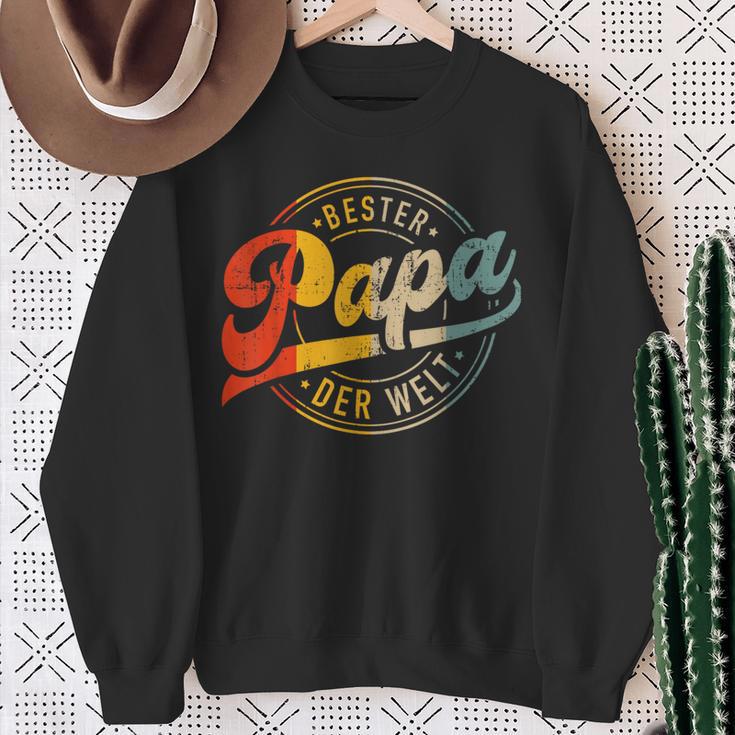 Bester Papa Der Welt Zumatertag Geburtstag Weihnachten Sweatshirt Geschenke für alte Frauen