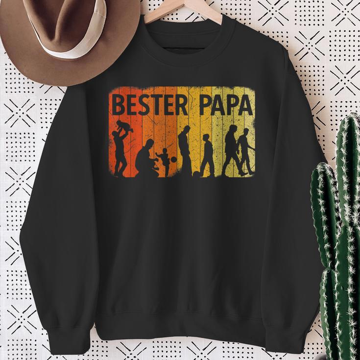 Bester Papa Mit Kind S Sweatshirt Geschenke für alte Frauen