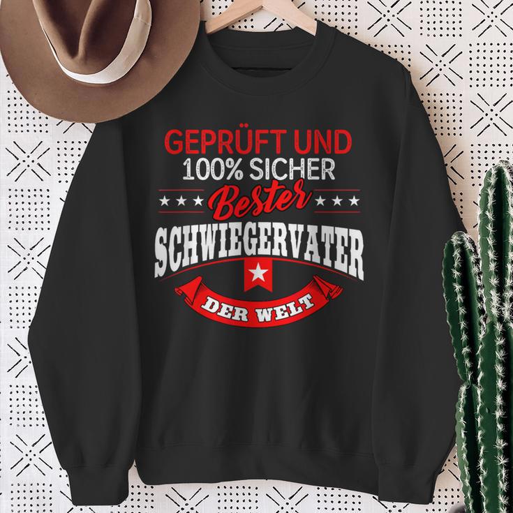 Bester Schwiegerfater Der Welt Best Schwiegerfater Der Welt Sweatshirt Geschenke für alte Frauen