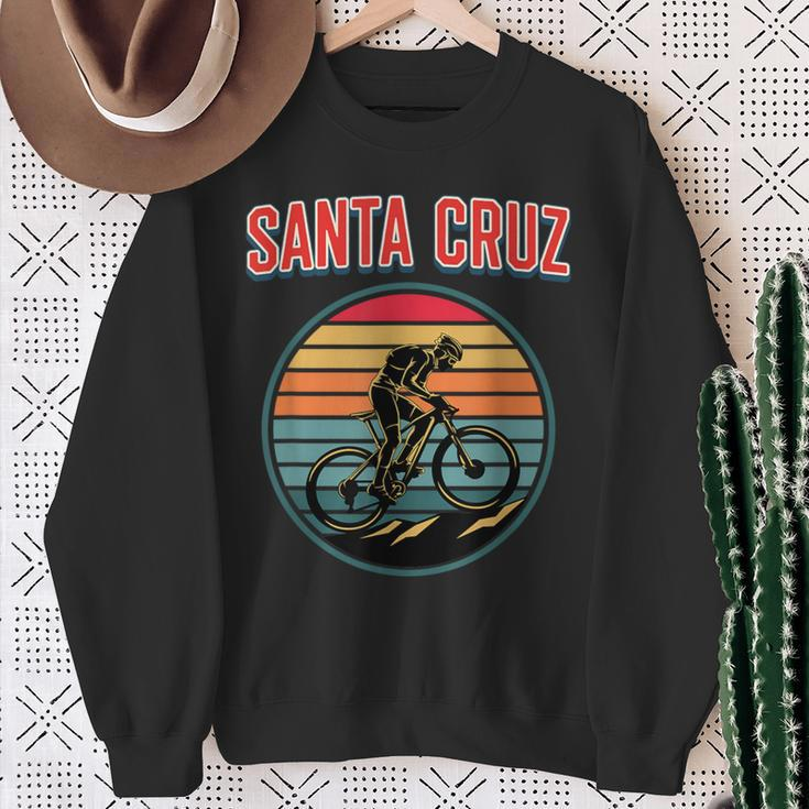 Bicycle Retro Vintage Santa Cruz Summer Cycling Sweatshirt Geschenke für alte Frauen