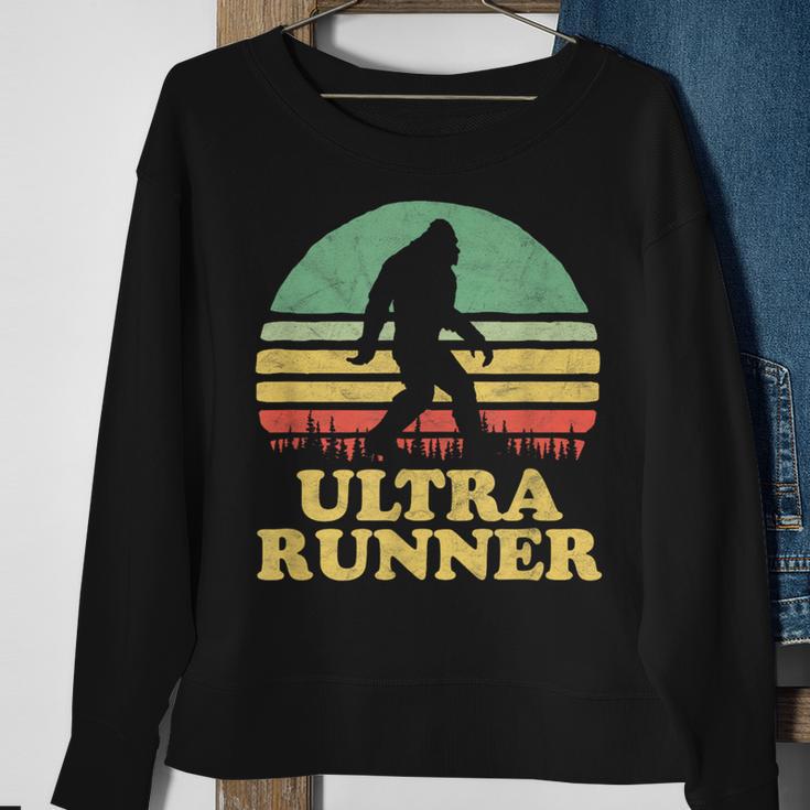 Bigfoot Ultra Runner Vintage Trail Marathon Sweatshirt Gifts for Old Women