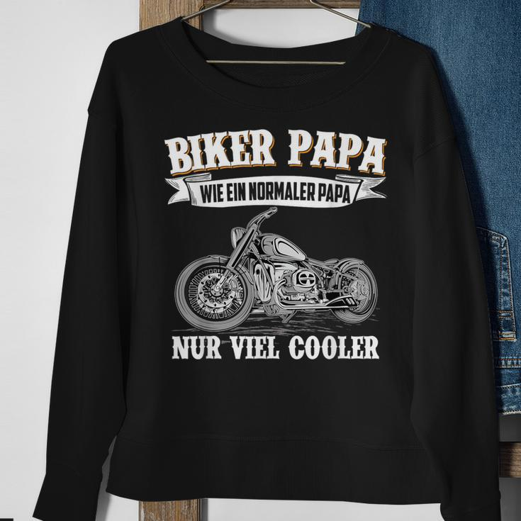 Biker Papa Sweatshirt: Für Coole Motorradfahrer Väter, Einzigartiges Design Geschenke für alte Frauen