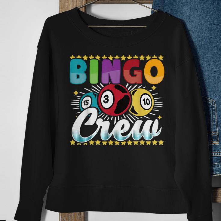 Bingo Player Gambling Bingo Crew Sweatshirt Gifts for Old Women