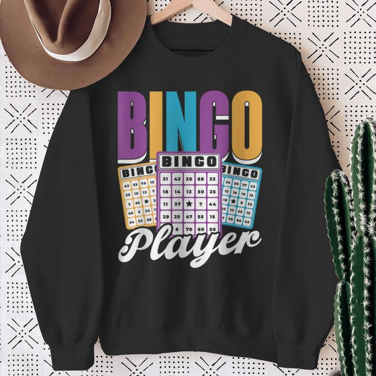 Bingo Spieler Humor Liebhaber Spiel Bingo Sweatshirt Geschenke für alte Frauen
