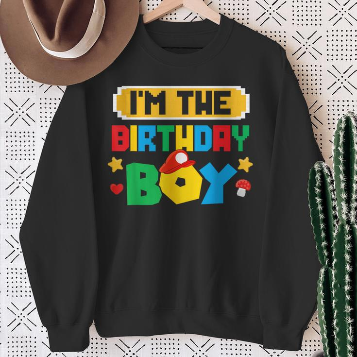 Im The Birthday Boy Game Gaming Family Matching Sweatshirt Gifts for Old Women
