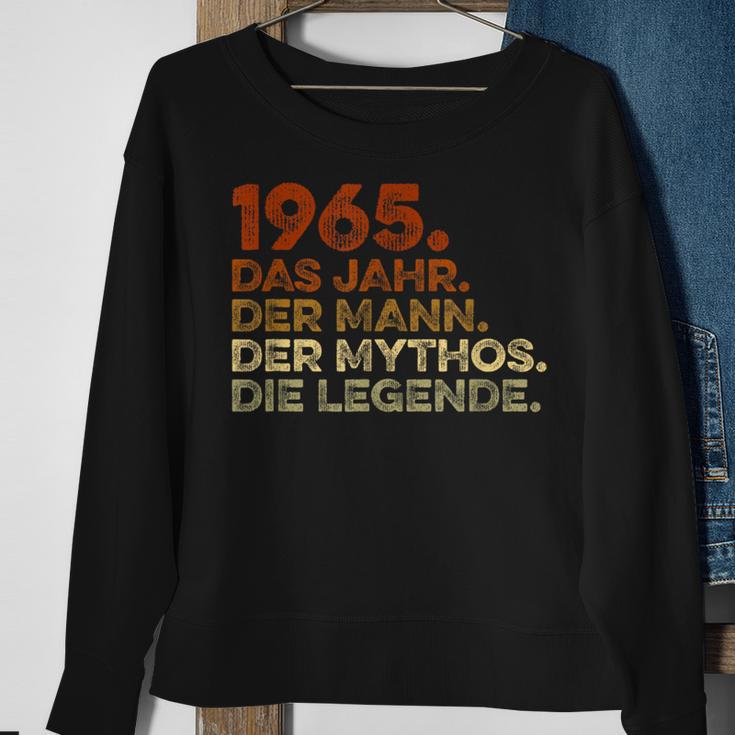 Birthday Vintage 1965 Man Myth Legend Sweatshirt Geschenke für alte Frauen