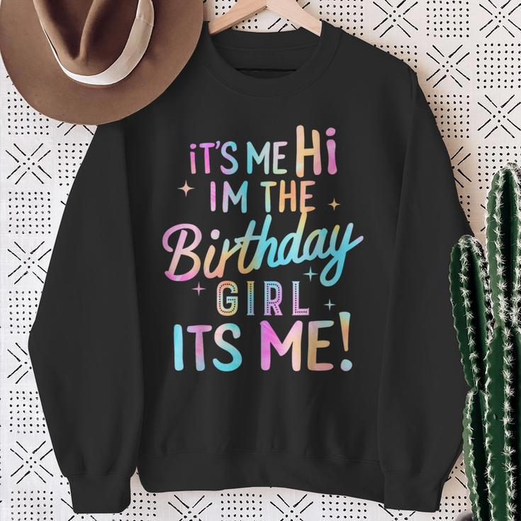 Birthday Party Hi Its Me Im The Birthday Girl Sweatshirt Gifts for Old Women