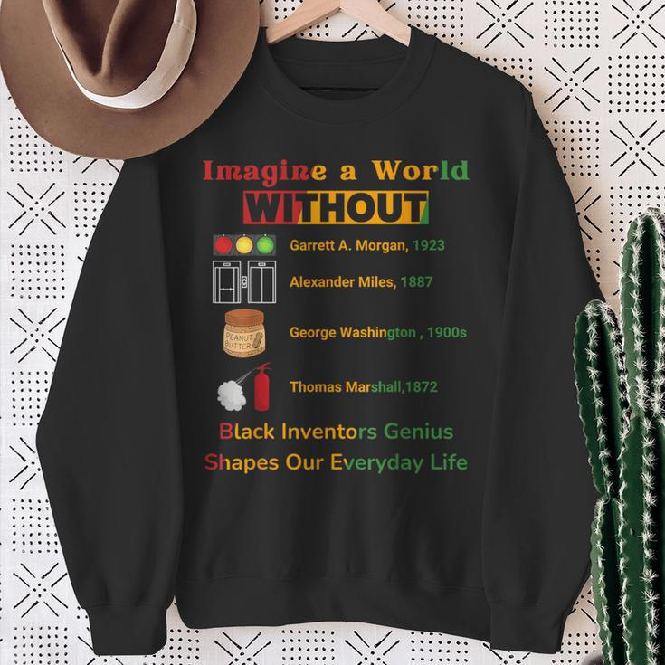 Black Inventors Their Timeless Contributions Black History Sweatshirt Gifts for Old Women