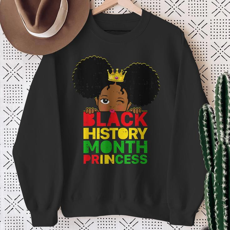 Black History Month Princess African Melanin Girls Toddler Sweatshirt Gifts for Old Women