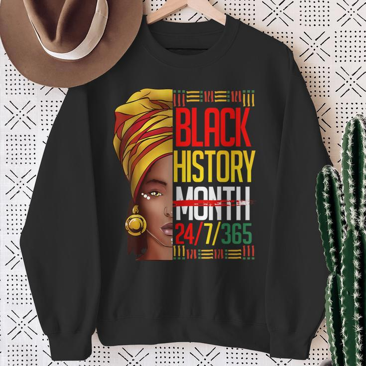 Black HistoryBlack History Month 247365 Sweatshirt Gifts for Old Women