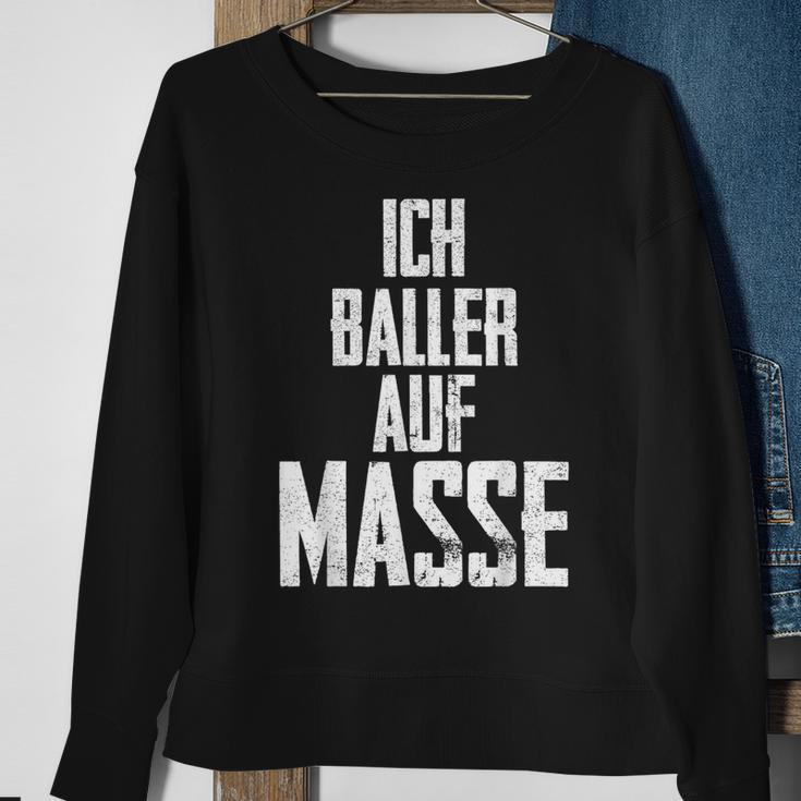 Bodybuilder Ich Baller Auf Mass Pumper Sweatshirt Geschenke für alte Frauen