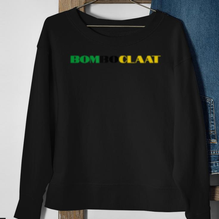 Bomboclaat Sausage Jamaica Lovers Vintage Slang Dance Meme Sweatshirt Geschenke für alte Frauen