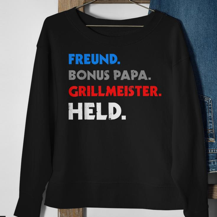 Bonuspapa Step Dad Bonus Dad S Sweatshirt Geschenke für alte Frauen