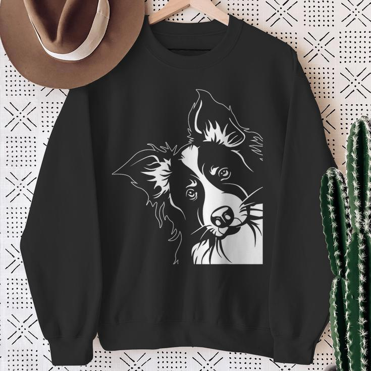Border Collie Cute Dog Dog Lovers Sweatshirt Geschenke für alte Frauen
