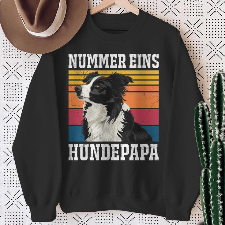 Border Collie Nummer Eins Border Collie Papaintage Sweatshirt Geschenke für alte Frauen