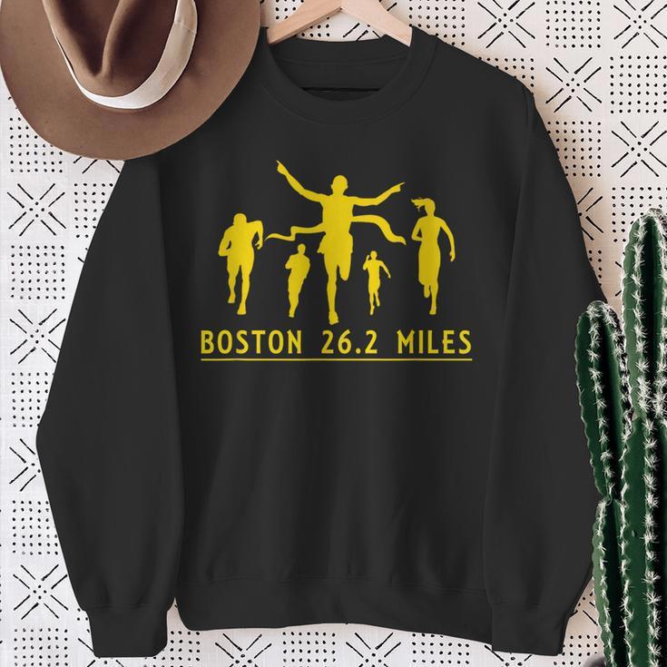 Boston 262 Miles Marathon 2020 Running Run Sweatshirt Gifts for Old Women
