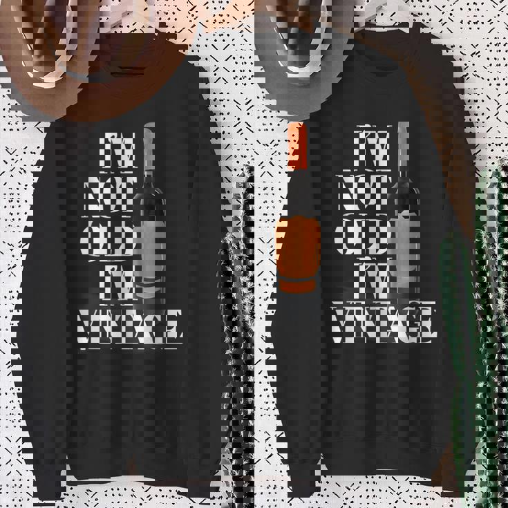 Botella Deino Clásica Divertida Con Texto I Not Old I'mintage Camisa de entrenamiento Regalos para ancianas