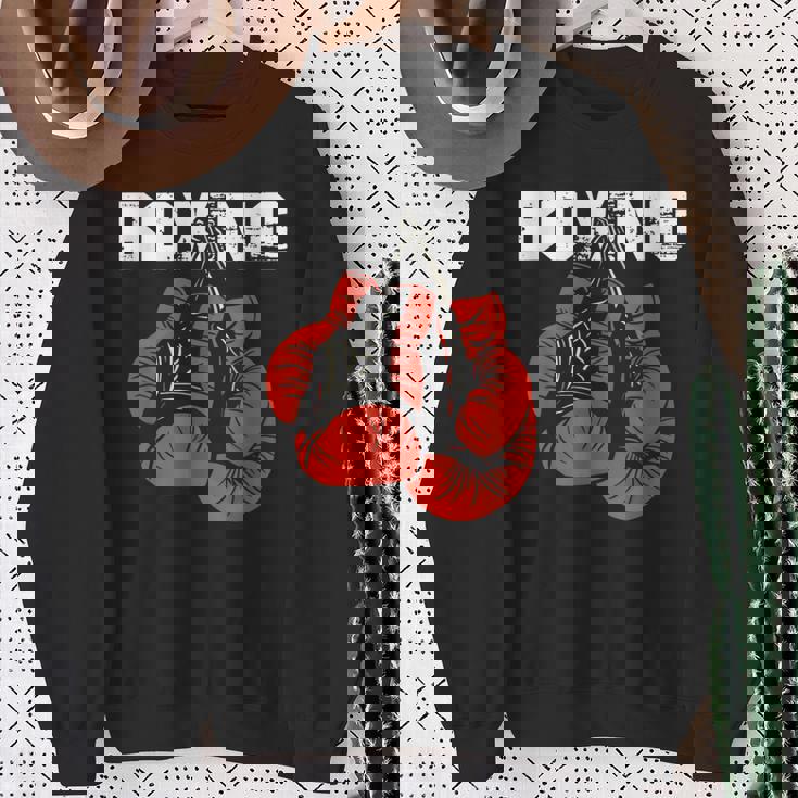 Boxeo Diseño Guantes De Boxeo Artista Marcial Camisa de entrenamiento Regalos para ancianas
