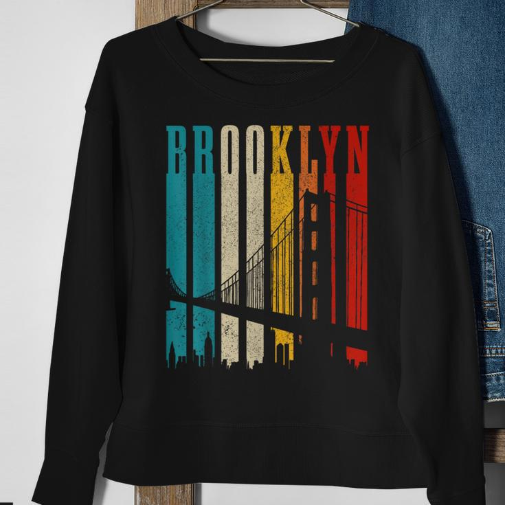 Brooklyn Bridge Vintage Ny Nyc Pride New York City Sweatshirt Gifts for Old Women