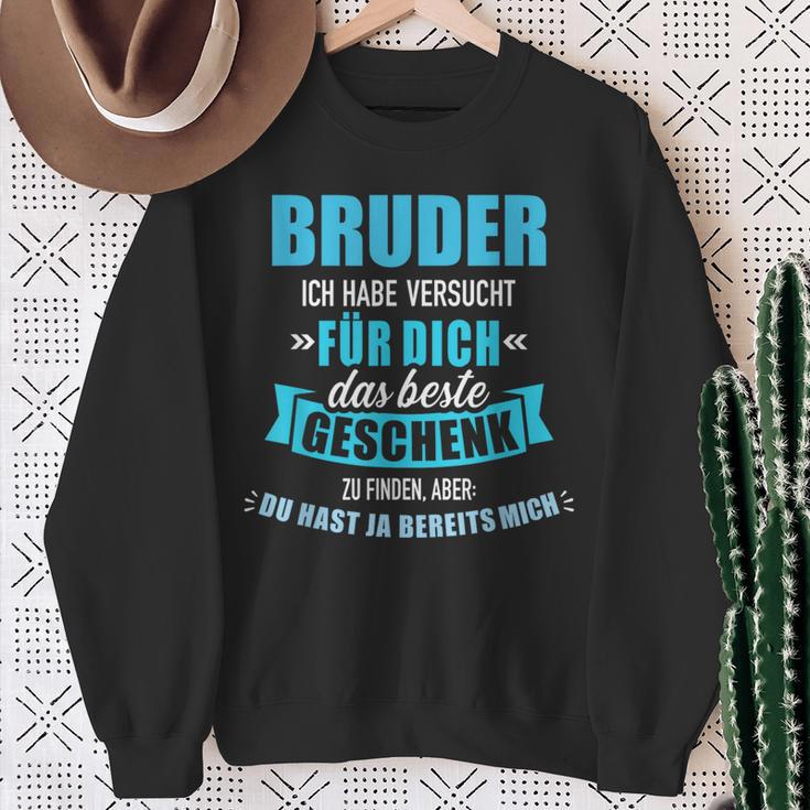 Bruderersucht Das Beste Für Dich Zu Finden German Langu Sweatshirt Geschenke für alte Frauen