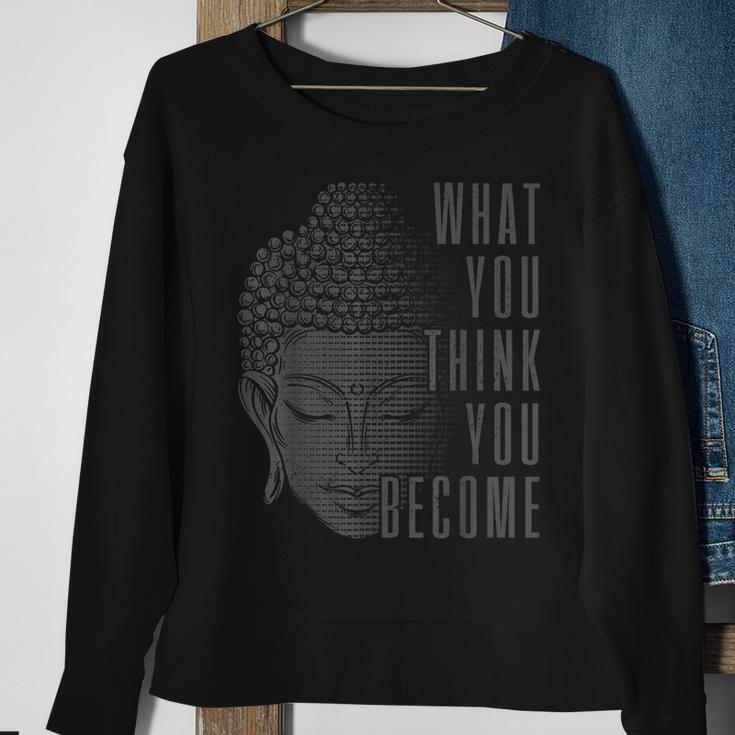 Buddha Spiritual Quote Buddhism Yogi Yoga Sweatshirt Gifts for Old Women